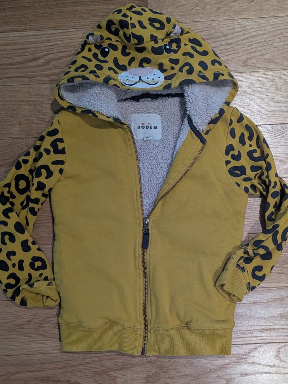 Mini Boden sherpa lined sweatshirt